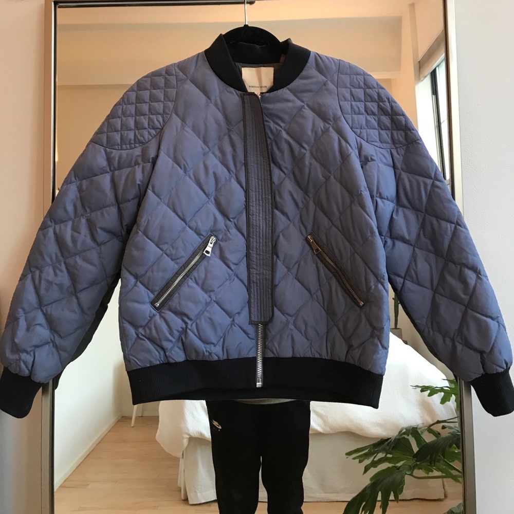 REBECCA TAYLOR quilted puffer bomber jacket